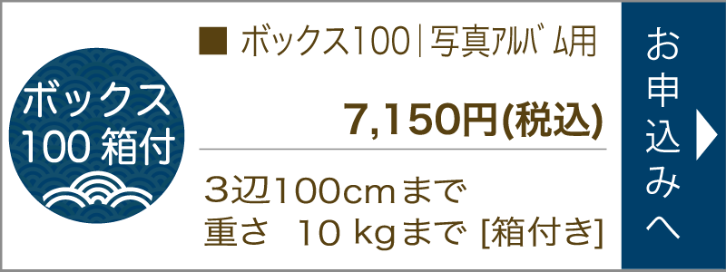 ボックス100箱付きアルバム